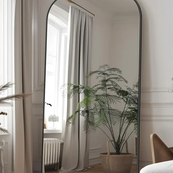 Carved Full Length Floor Mirror